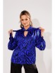 Блузка артикул: 1736 зебра блу от Anelli - вид 9