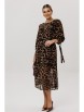 Платье артикул: 1733 коричневый леопард от Anelli - вид 3