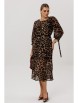 Платье артикул: 1733 коричневый леопард от Anelli - вид 8