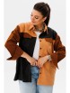 Блузка артикул: 1748 оттенки карамели от Anelli - вид 1