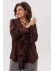Блузка артикул: 1679 пряный какао от Anelli - вид 9