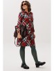 Платье артикул: 1769 бордовая шотландка от Anelli - вид 9