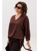 Блузка артикул: 1662 бельгийский шоколад от Anelli - вид 9