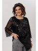 Блузка артикул: 1781 черный авантюрин от Anelli - вид 7