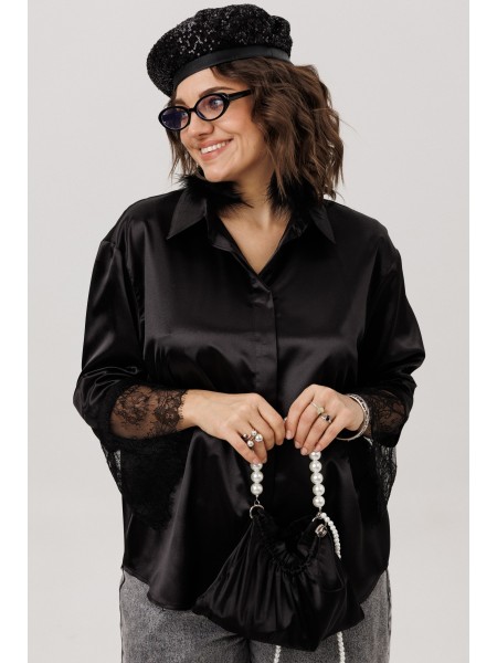 1801 угольный шелк