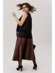 Юбка артикул: 1808 горький шоколад от Anelli - вид 2