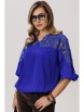 Блузка артикул: 1790 глубокий лазурит от Anelli - вид 7