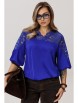 Блузка артикул: 1790 глубокий лазурит от Anelli - вид 1