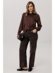Блузка артикул: 1663 горький шоколад от Anelli - вид 2