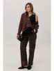 Блузка артикул: 1663 горький шоколад от Anelli - вид 4