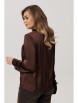 Блузка артикул: 1663 горький шоколад от Anelli - вид 5