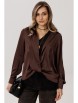 Блузка артикул: 1663 горький шоколад от Anelli - вид 6
