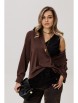 Блузка артикул: 1663 горький шоколад от Anelli - вид 10