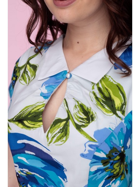 394 синие цветы