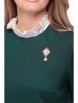 Блузка артикул: 604 зеленый от Anelli - вид 3