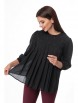Блузка артикул: 848 черный от Anelli - вид 5