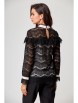 Блузка артикул: 933  черный с пудрой кружево от Anelli - вид 7