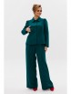 Брючный костюм артикул: М-236 изумруд от Мублиз - вид 13