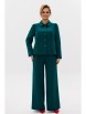 Брючный костюм артикул: М-236 изумруд от Мублиз - вид 1