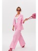 Брючный костюм артикул: М-260 розовый от Мублиз - вид 19