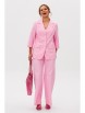Брючный костюм артикул: М-260 розовый от Мублиз - вид 20