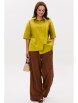 Брючный костюм артикул: М-251 горчица+бронза от Мублиз - вид 10