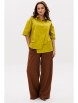 Брючный костюм артикул: М-251 горчица+бронза от Мублиз - вид 11
