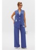 Брючный костюм артикул: 246 голубой от Мублиз - вид 7