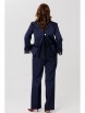 Брючный костюм артикул: М-226 синий от Мублиз - вид 2