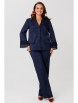 Брючный костюм артикул: М-226 синий от Мублиз - вид 7