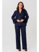 Брючный костюм артикул: М-226 синий от Мублиз - вид 1