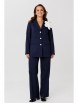 Брючный костюм артикул: М-256 синий от Мублиз - вид 1