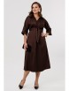 Нарядное платье артикул: М-288 коричневый (шоколад) от Мублиз - вид 14