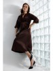 Нарядное платье артикул: М-288 коричневый (шоколад) от Мублиз - вид 18