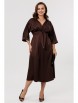 Нарядное платье артикул: М-288 коричневый (шоколад) от Мублиз - вид 8