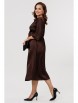 Нарядное платье артикул: М-288 коричневый (шоколад) от Мублиз - вид 11