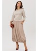 Юбочный костюм артикул: М-293 беж от Мублиз - вид 8