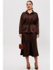 Юбочный костюм артикул: М-252 шоколад от Мублиз - вид 6