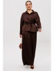Брючный костюм артикул: М-255 шоколад от Мублиз - вид 12