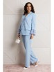 Брючный костюм артикул: М-226 голубой от Мублиз - вид 16