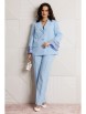 Брючный костюм артикул: М-226 голубой от Мублиз - вид 19