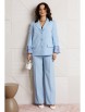 Брючный костюм артикул: М-226 голубой от Мублиз - вид 8