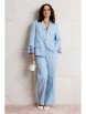Брючный костюм артикул: М-226 голубой от Мублиз - вид 10