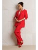 Брючный костюм артикул: М-242 красный от Мублиз - вид 6