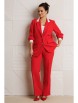 Брючный костюм артикул: М-242 красный от Мублиз - вид 9