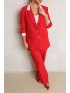 Брючный костюм артикул: М-242 красный от Мублиз - вид 10
