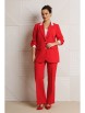 Брючный костюм артикул: М-242 красный от Мублиз - вид 1