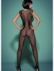 Боди артикул: N112 ЧЕРНЫЙ Bodystocking от Obsessive - вид 2