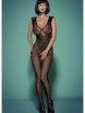 Боди артикул: N112 ЧЕРНЫЙ Bodystocking от Obsessive - вид 1