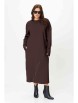 Платье артикул: 11255 коричневый от SOVA - вид 1